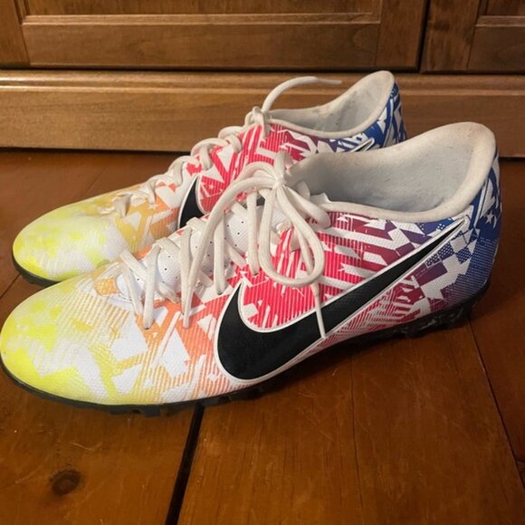Neymar Jr. x Mercurial Vapor 13 Academy TF Prismatico Men’s 7.5 Soccer Cleats - Picture 5 of 10